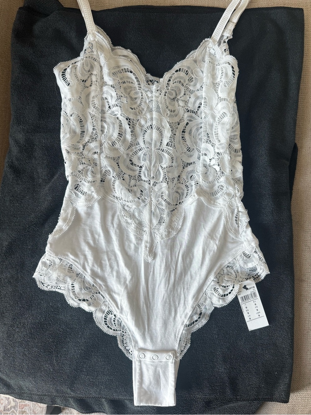 Intimissimi White Lace Bodysuit size S